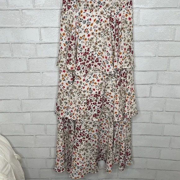 NWT Passport Ruffle Floral Flowy Dress - Picture 4 of 11